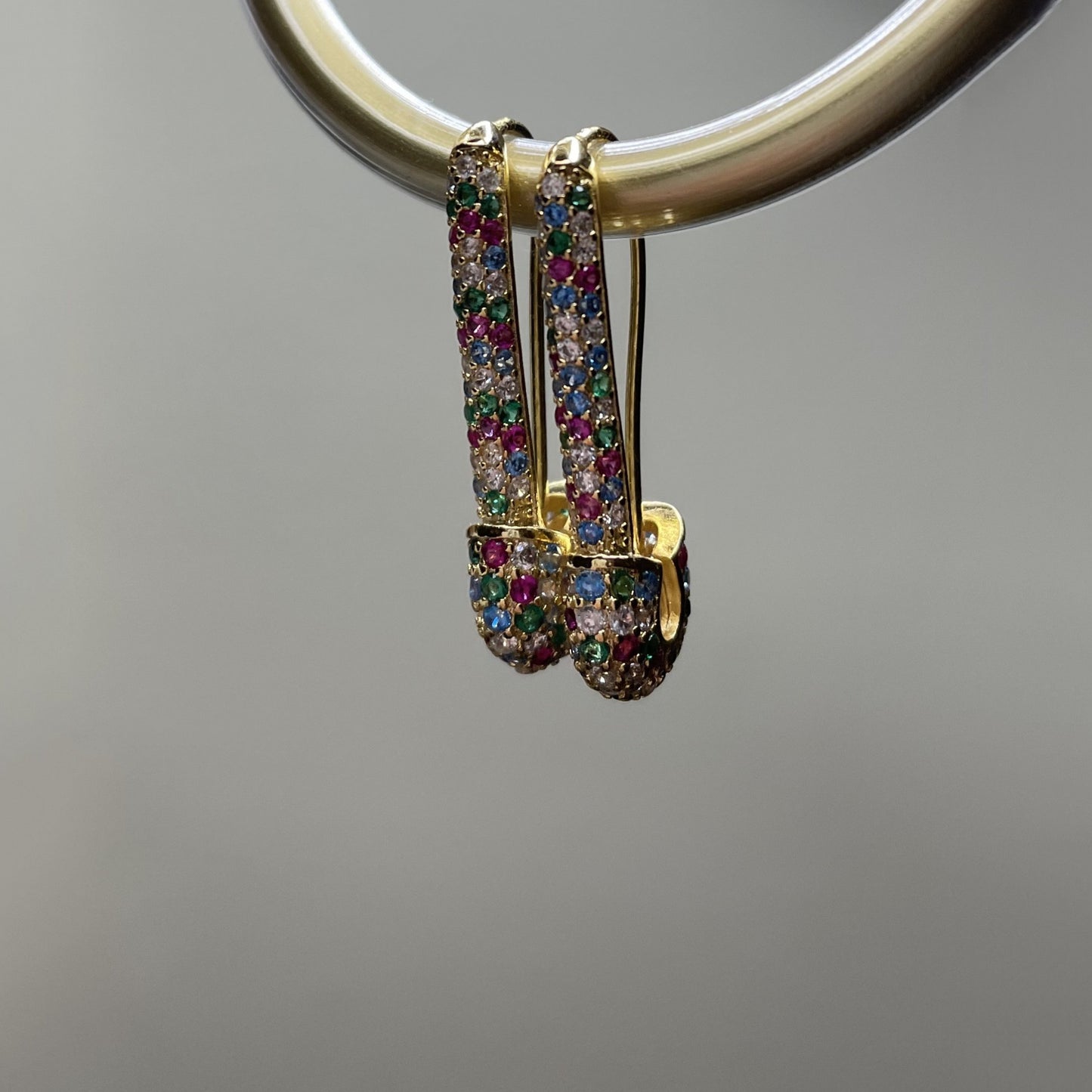 SAFETY PIN EARRINGS