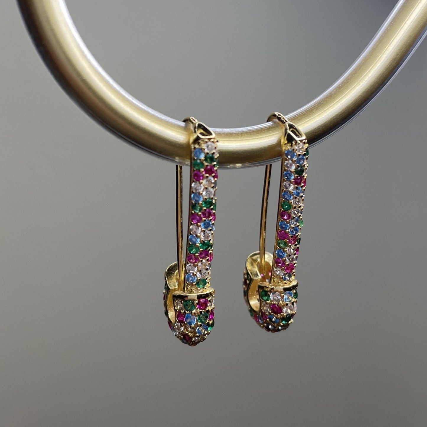 SAFETY PIN EARRINGS