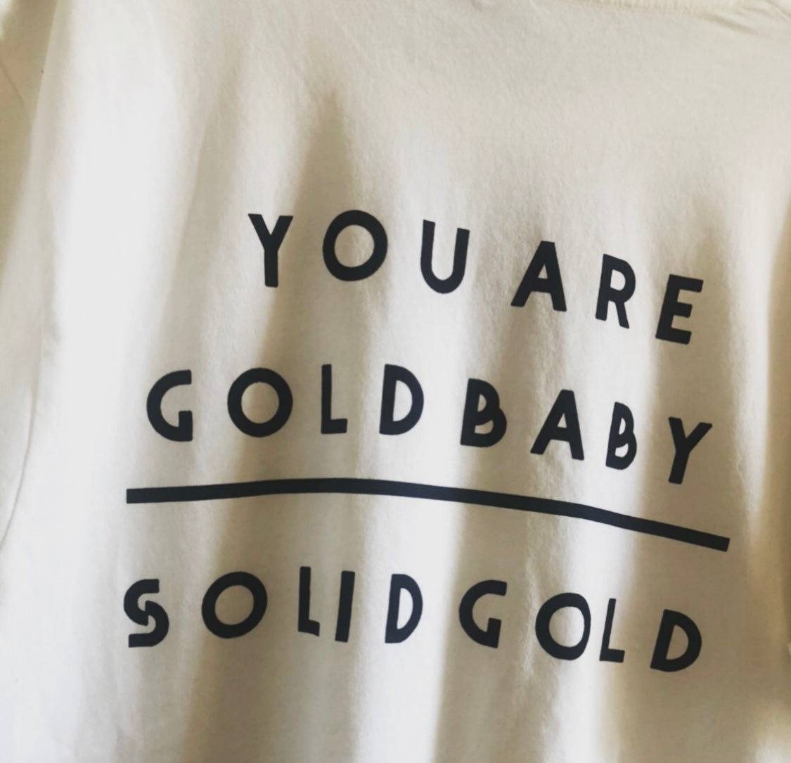 GOLD BABY TEE