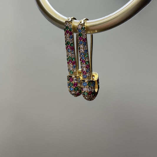 SAFETY PIN EARRINGS